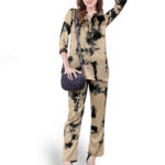 Co-ords set satin mid Sleeves